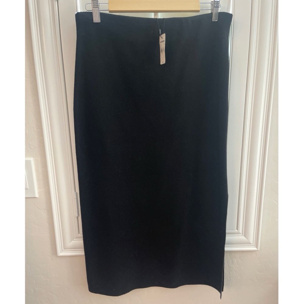 Express Black Sweater Pencil Skirt - Picture 2 of 7